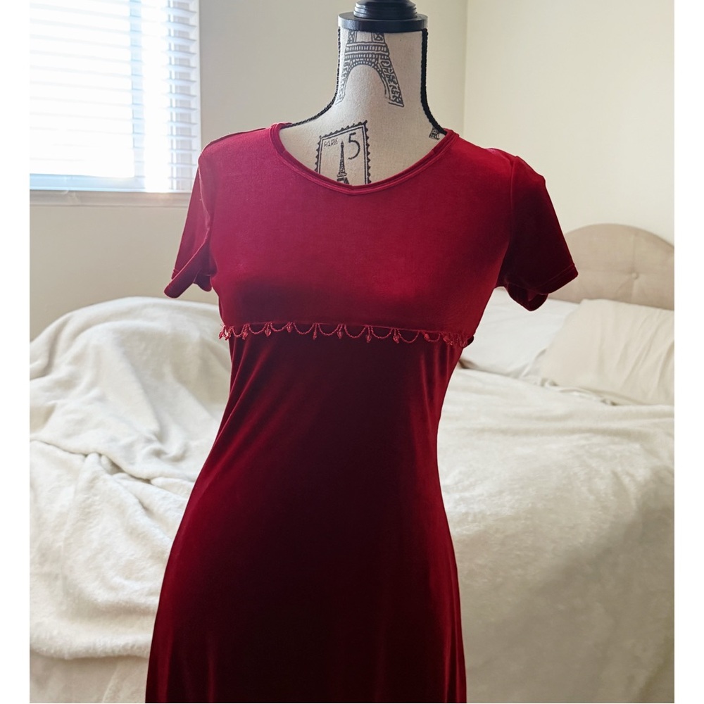 Burgundy Holiday Dress